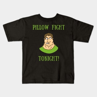 Pillow fight tonight! Kids T-Shirt